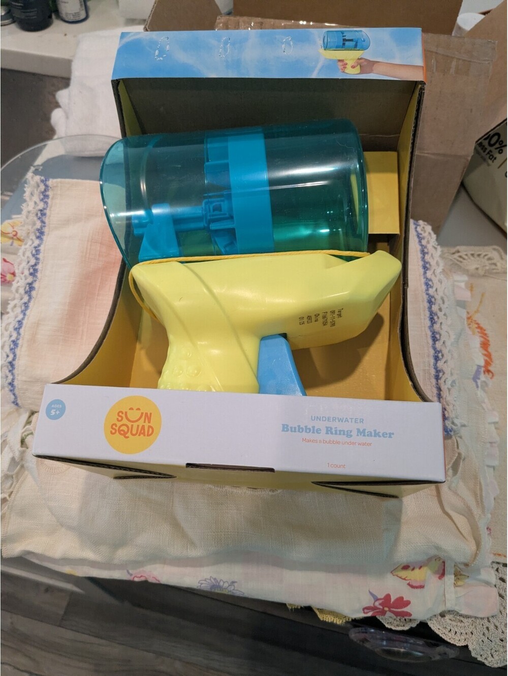 New Sun Squad (Target)  Underwater Bubble Ring Maker Makes A Bubble Underwater